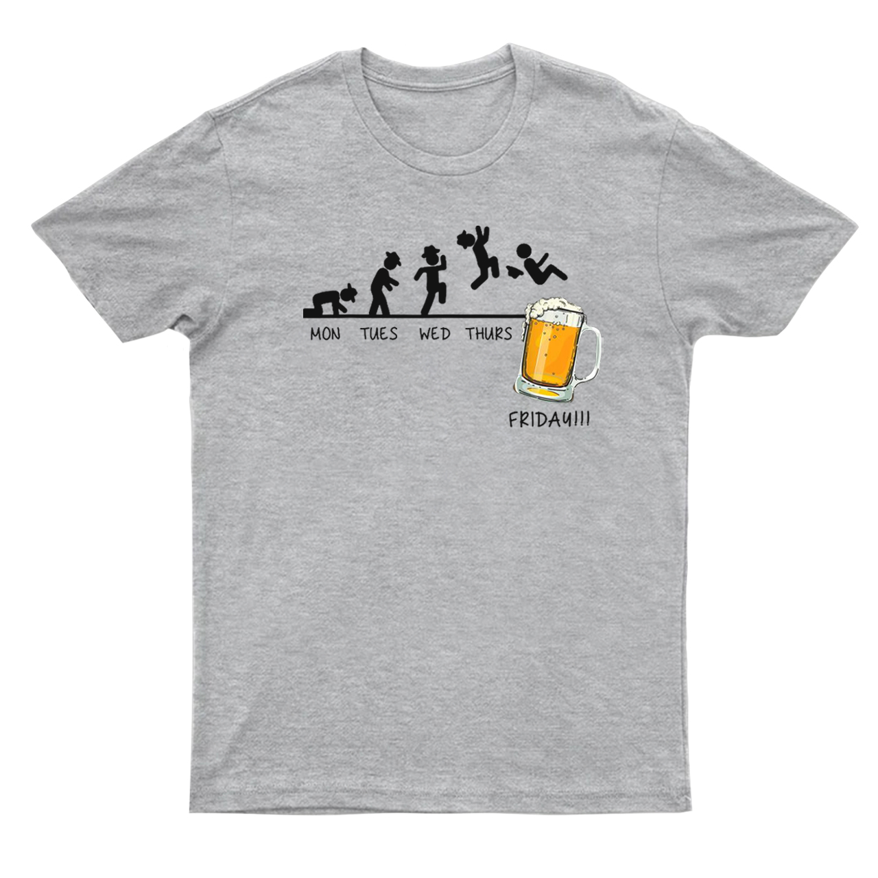 Monday to Friday，I Love Beer T-Shirts