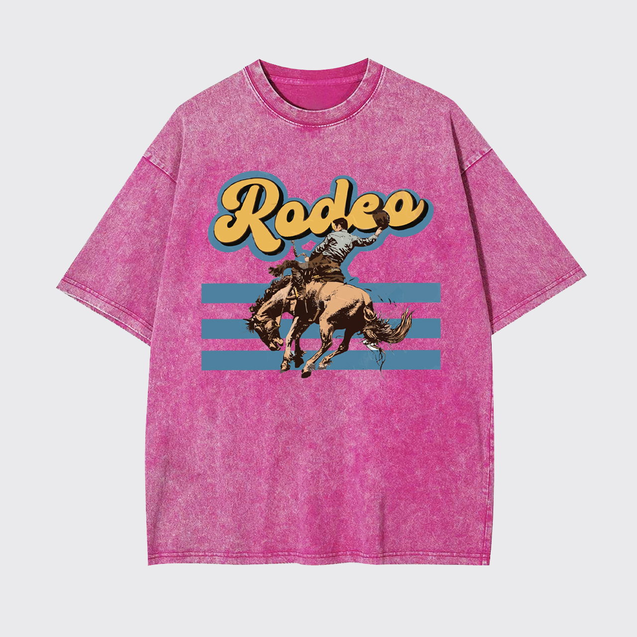 Western Rodeo Cowboy Garment-dye Tees