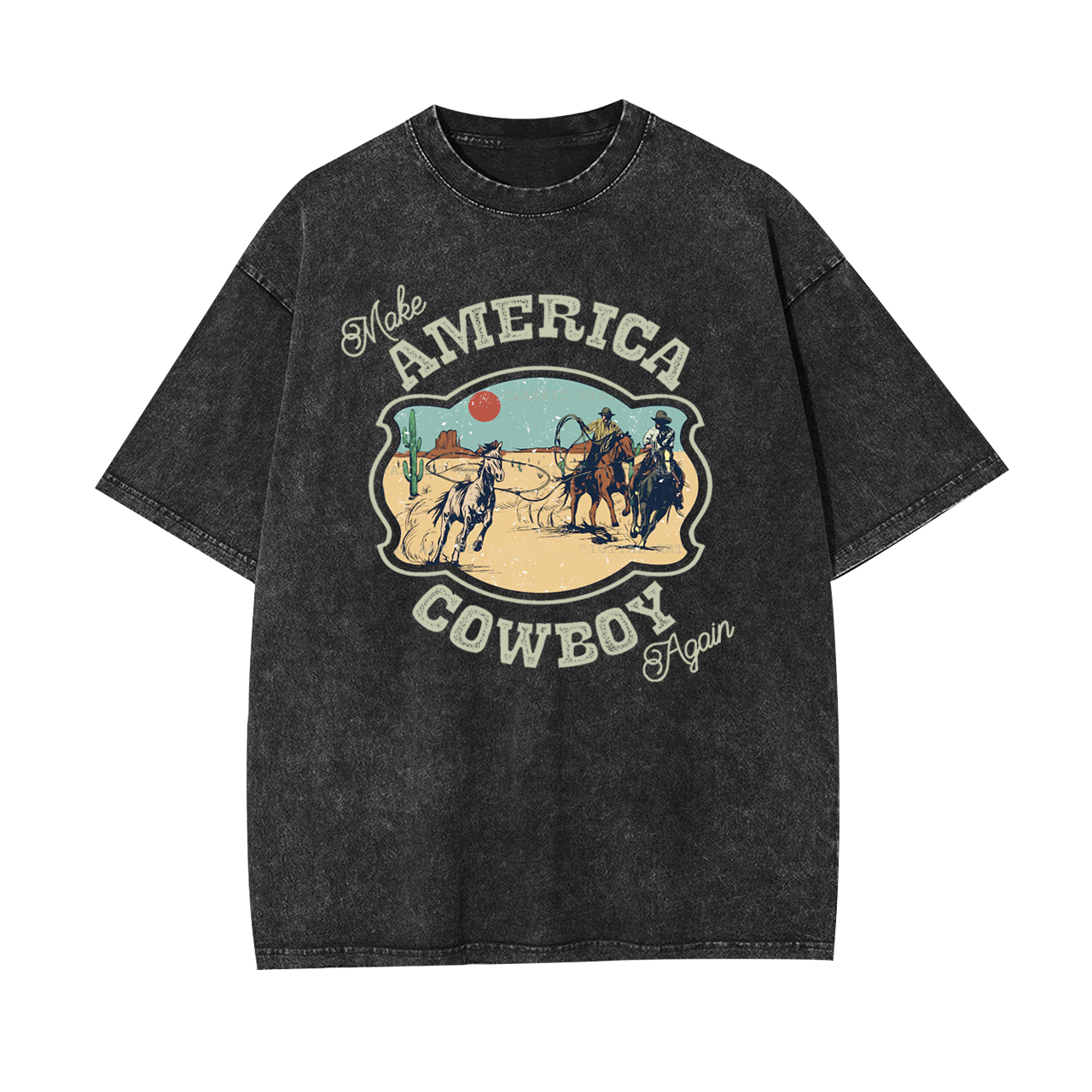 Make America Cowboy Again Garment-dye Tees