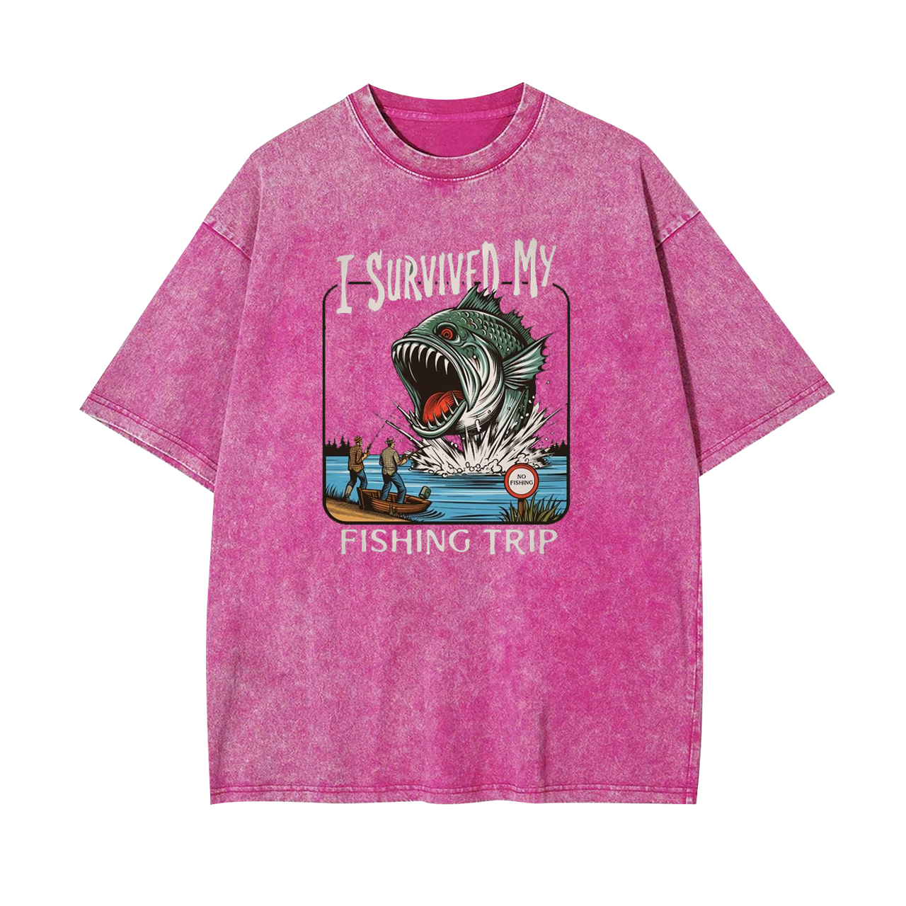 I Survived My Fishing Trip Garment-dye Tees