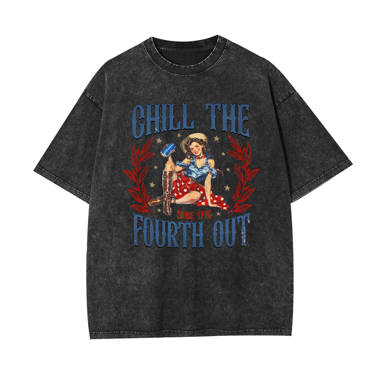 Chill the Fourth Out  Garment-dye Tees