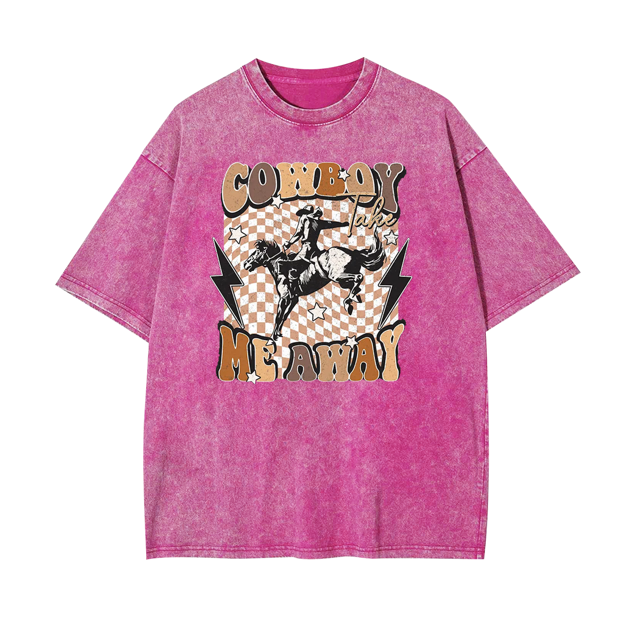 Cowboy Take Me Away Vintage Garment-dye Tees