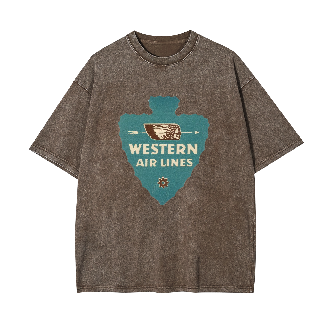 Western Air Lines Garment-dye Tees