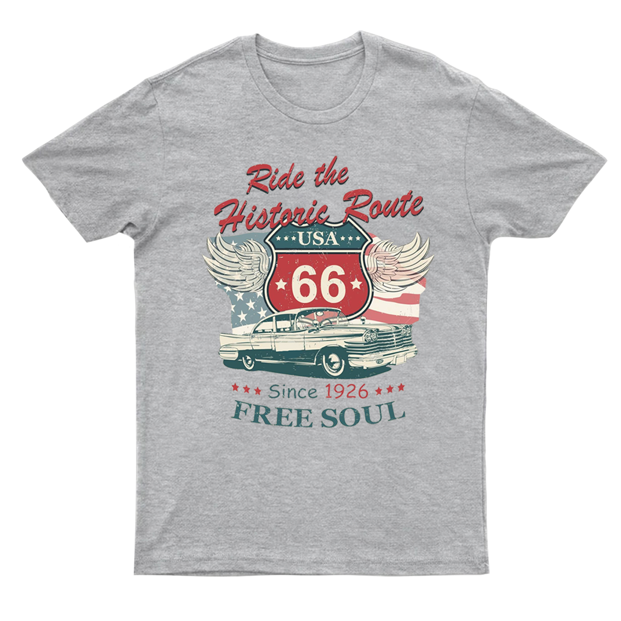 1926 Free Soul Route 66 T-Shirts