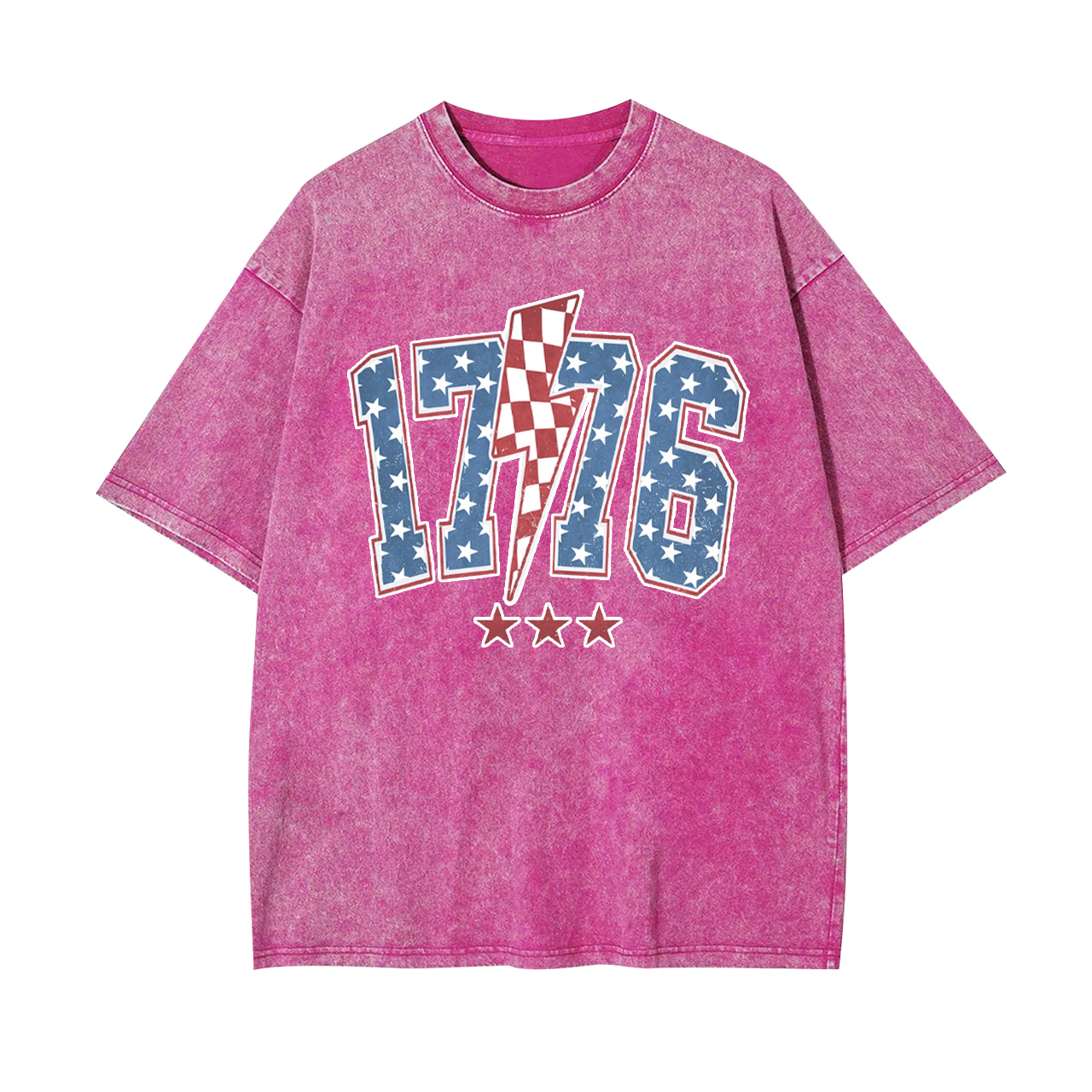 1776 America 4th of July  Garment-dye Tees