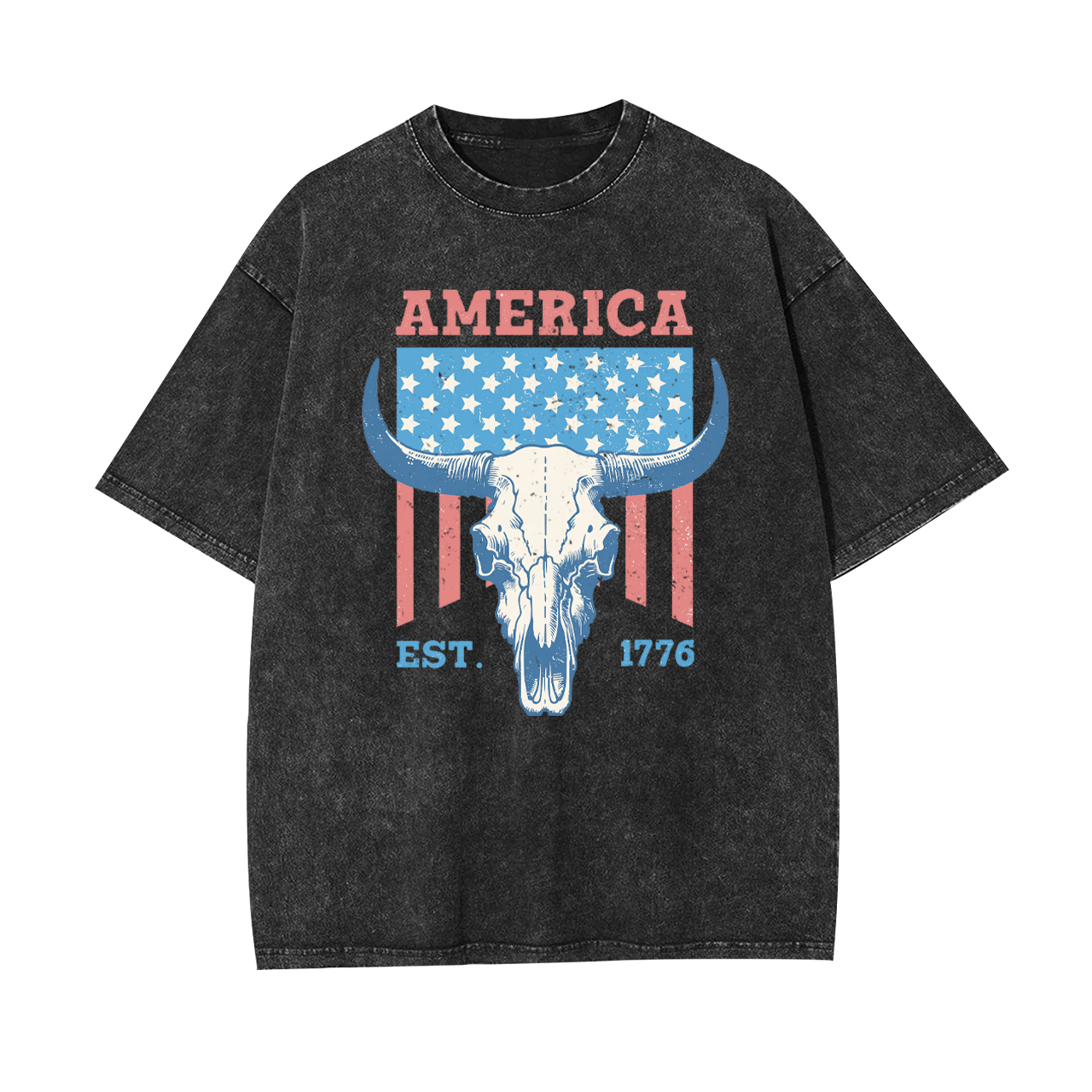 America freedom Est.1776 Garment-dye Tees