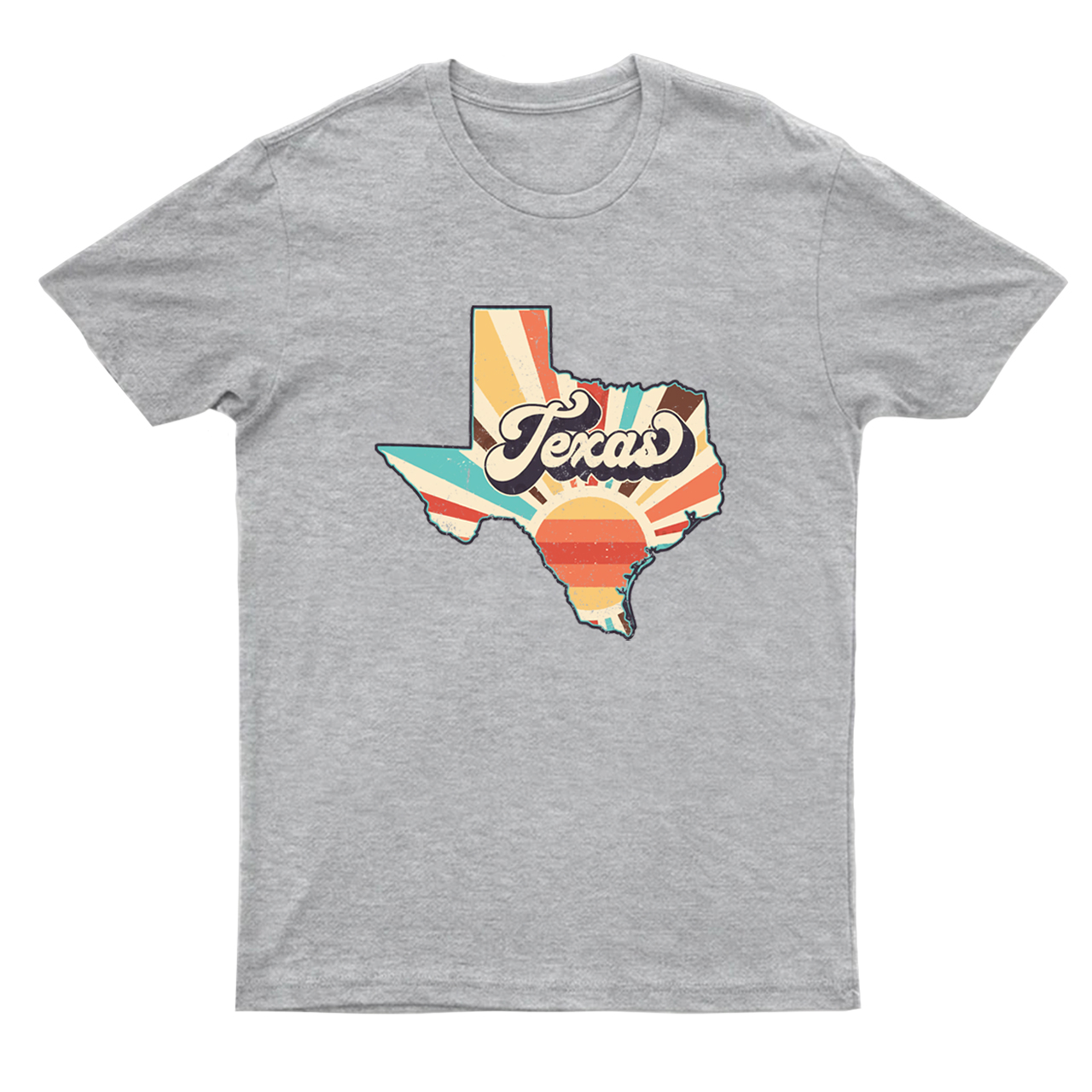 Retro Texas States Clipart T-Shirts