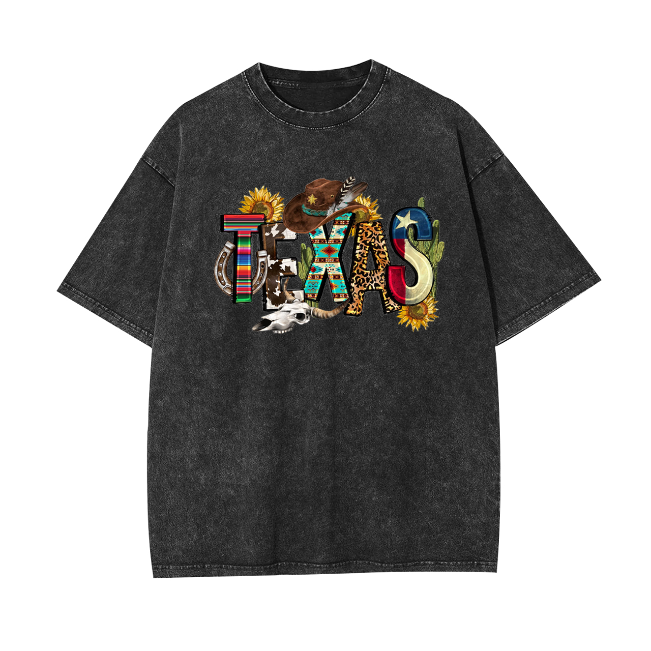 Cowboys From Texas Garment-dye Tees