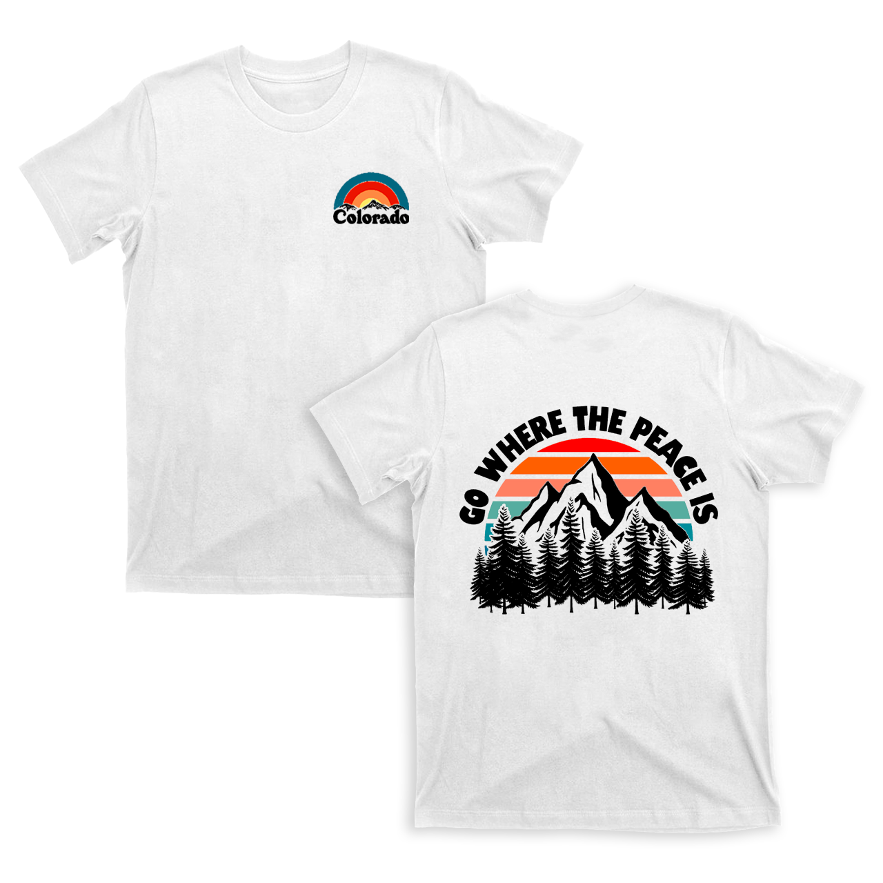 Colorado Vintage Mountain T-Shirts