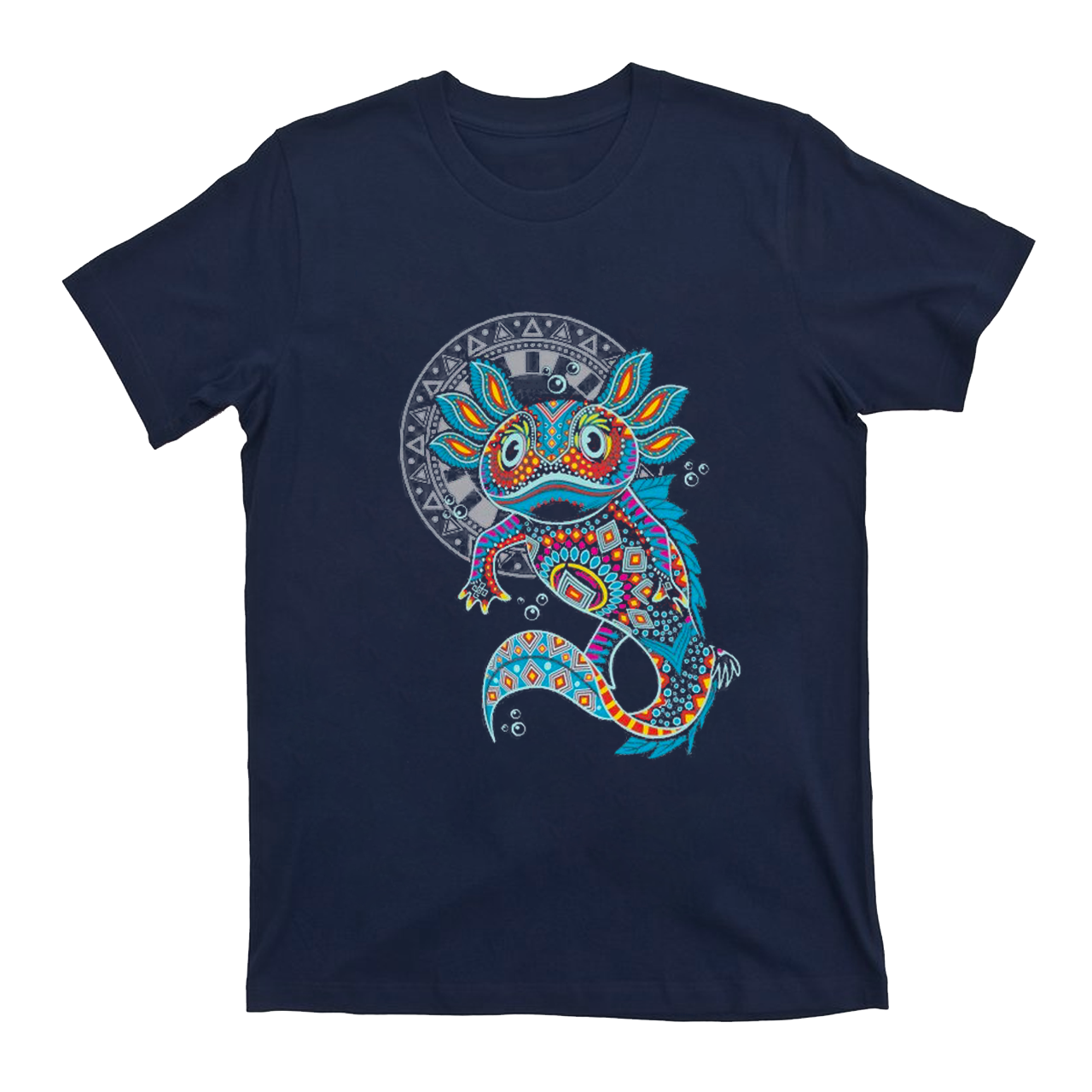 Axolotl art aztec T-Shirts