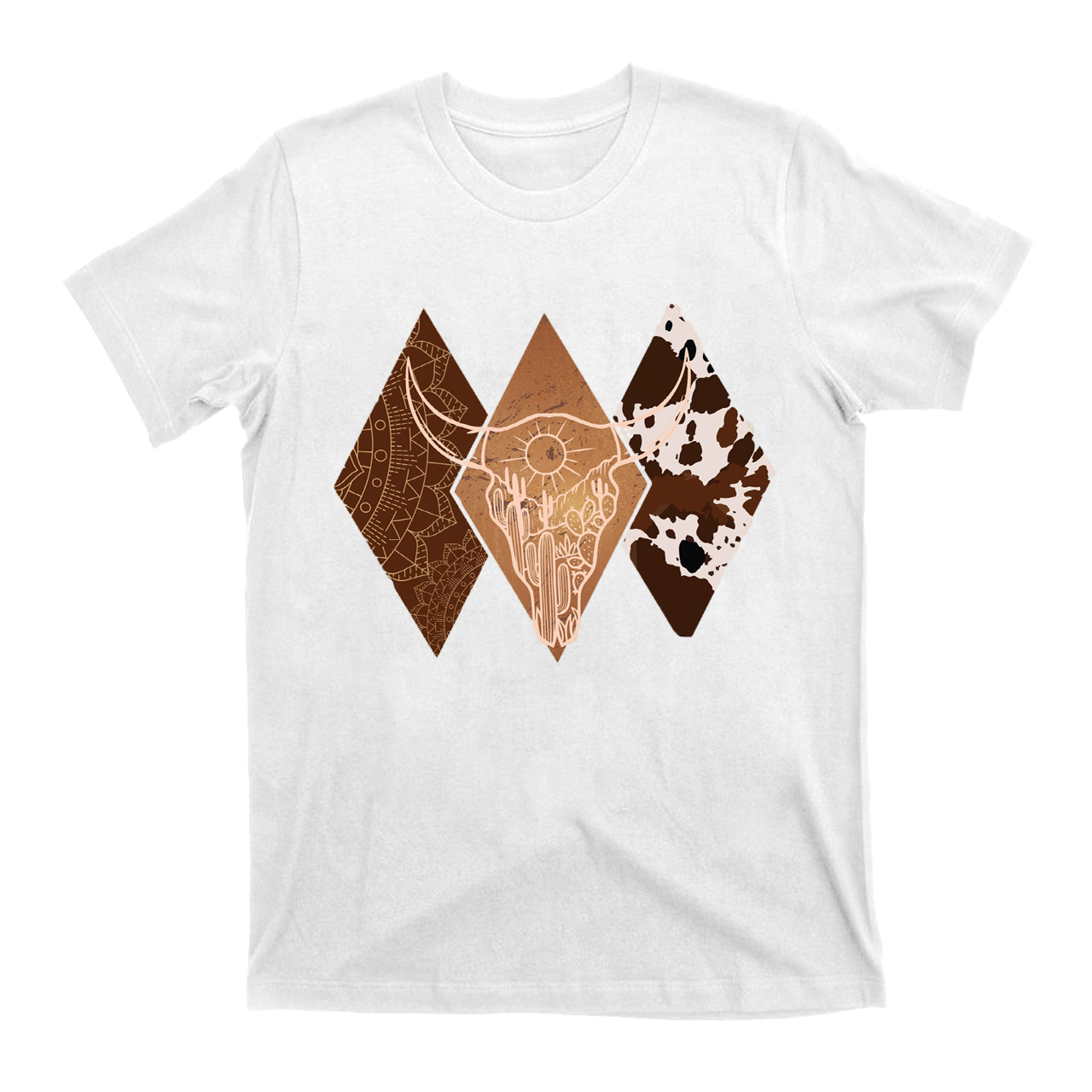 Boho Bull Cowskull T-Shirts