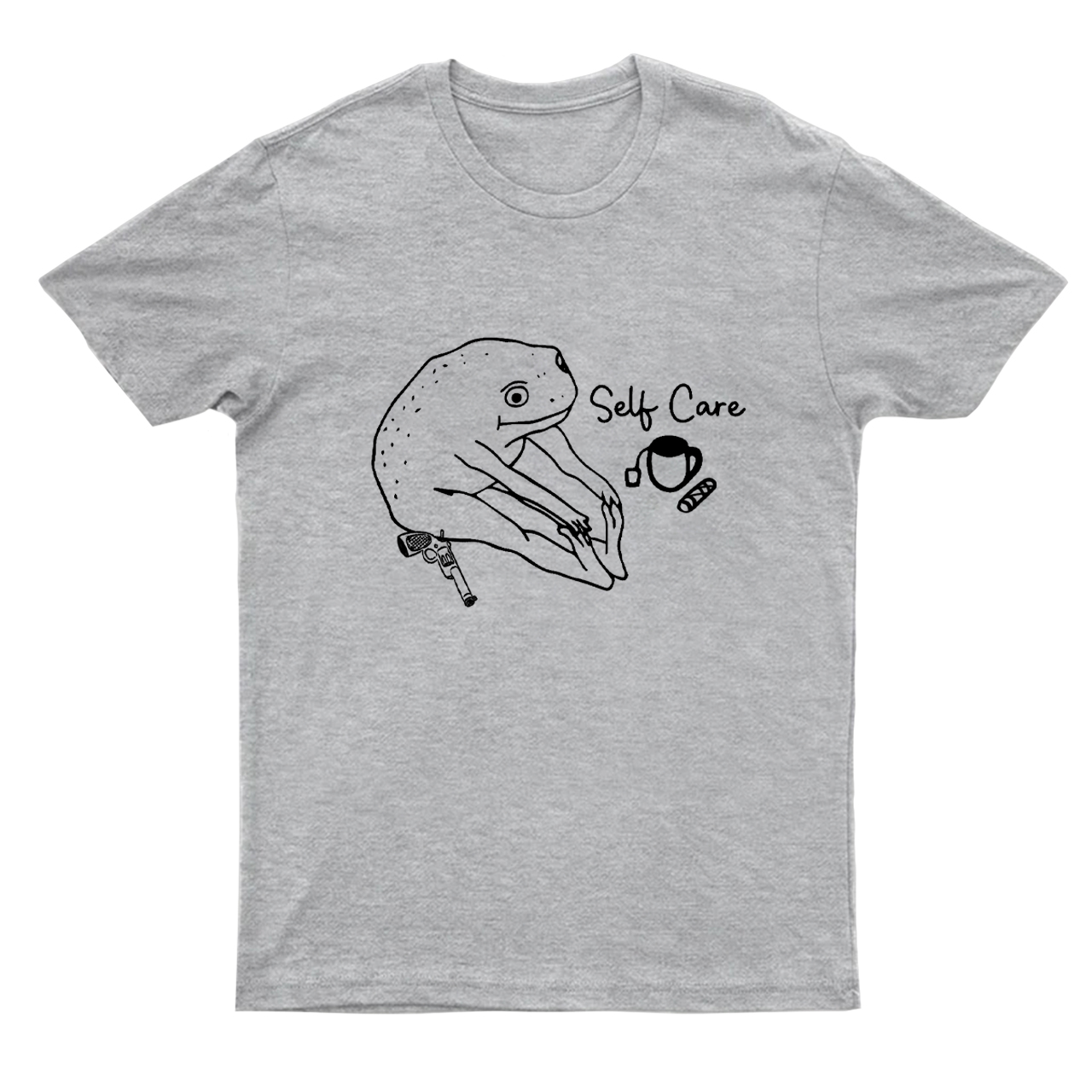 Funny Frog Self Care T-Shirts