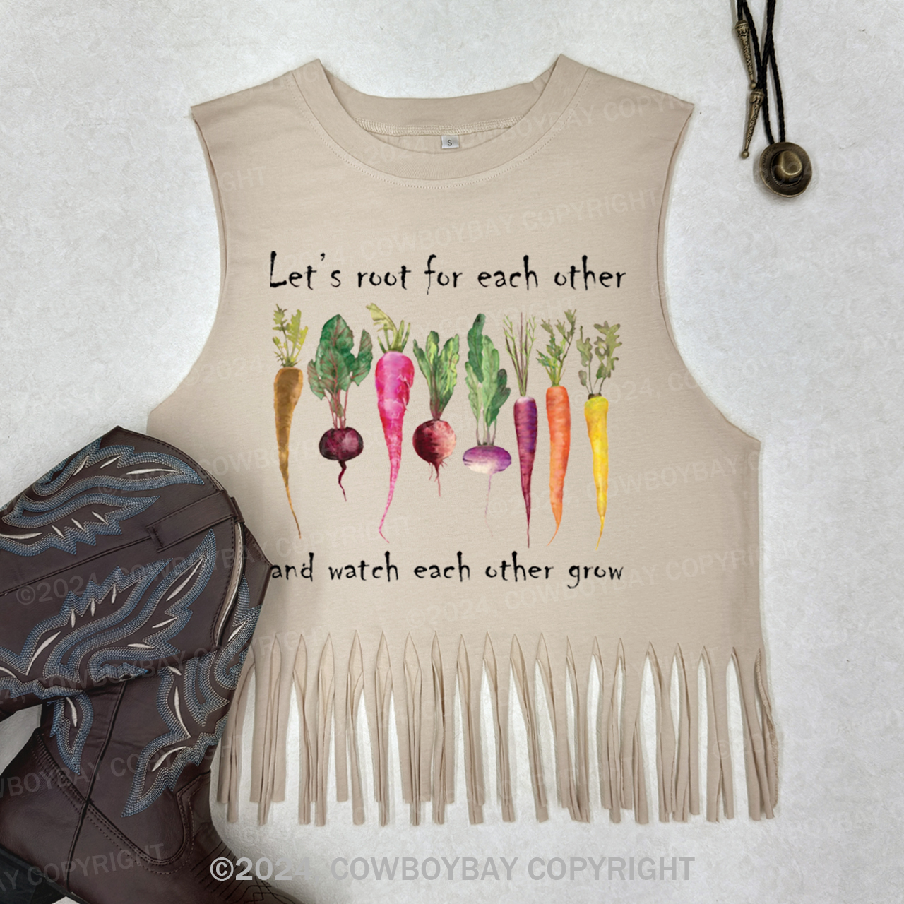 Let's root for each other Fringe Tank