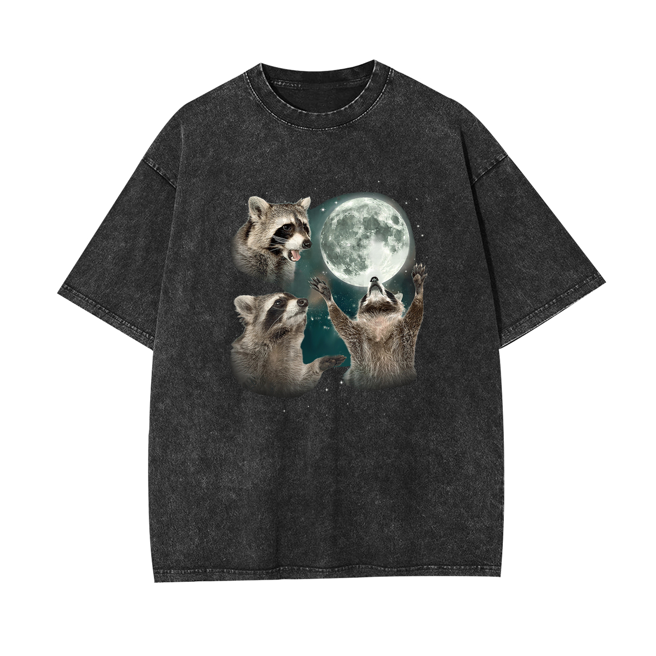 Three Raccoons Garment-dye Tees