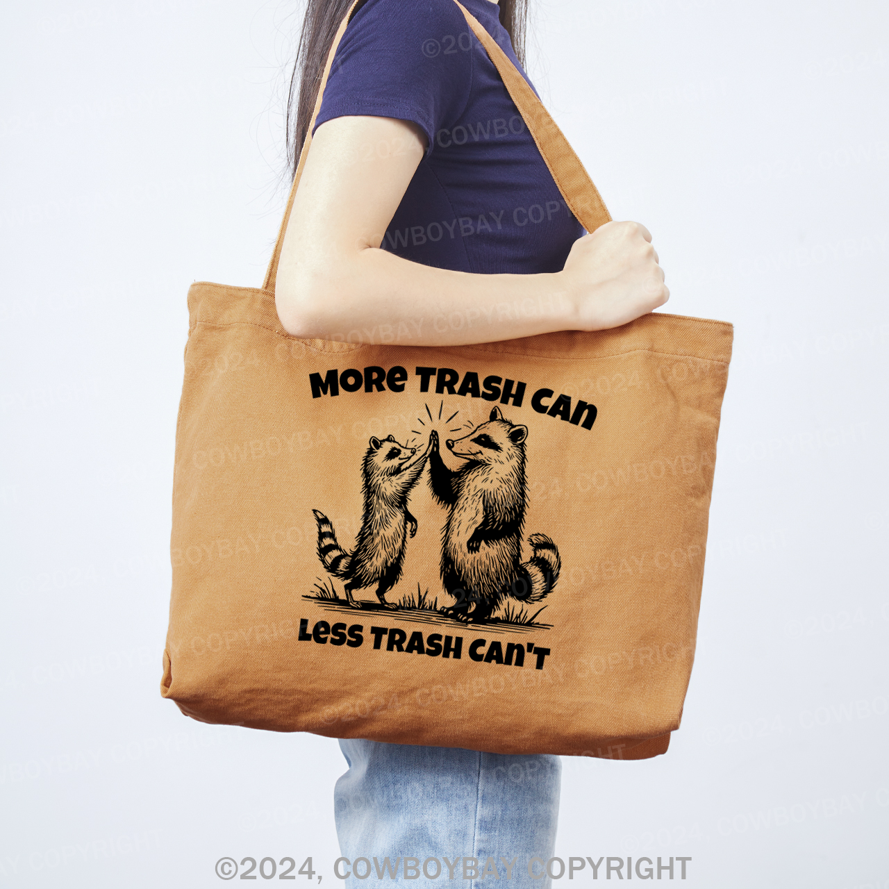 More Trash Can Less Trash Can't Tote Bag