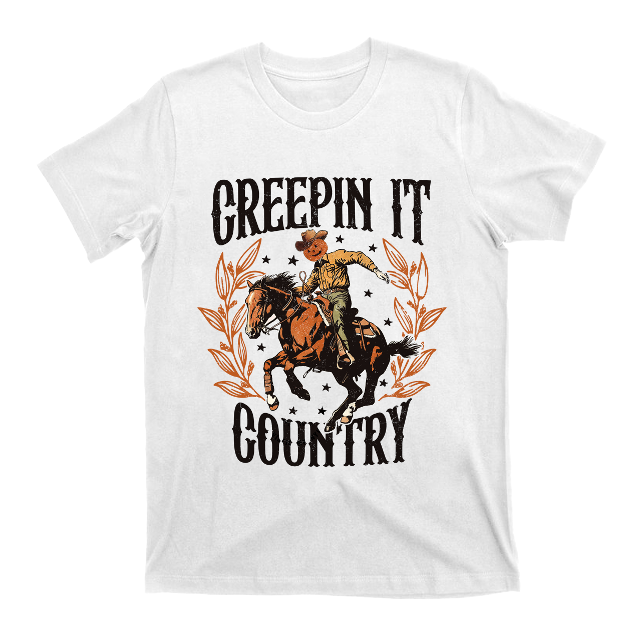 Creepin It Country Western Halloween T-Shirts