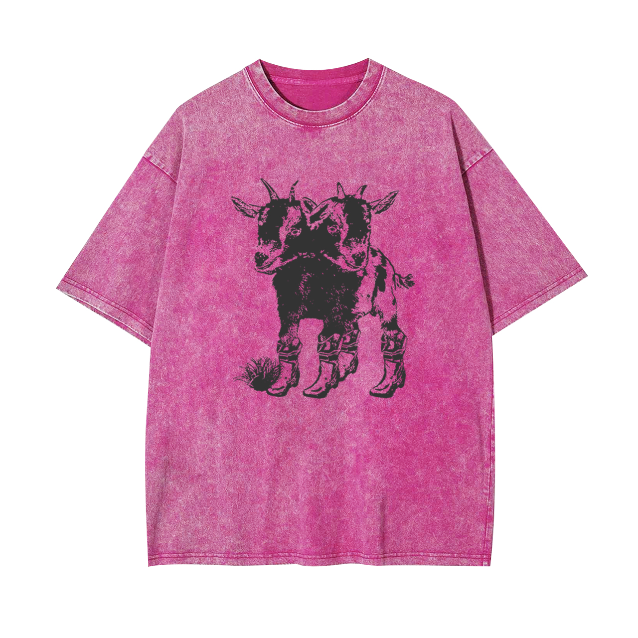 Two Headed Goat Garment-dye Tees