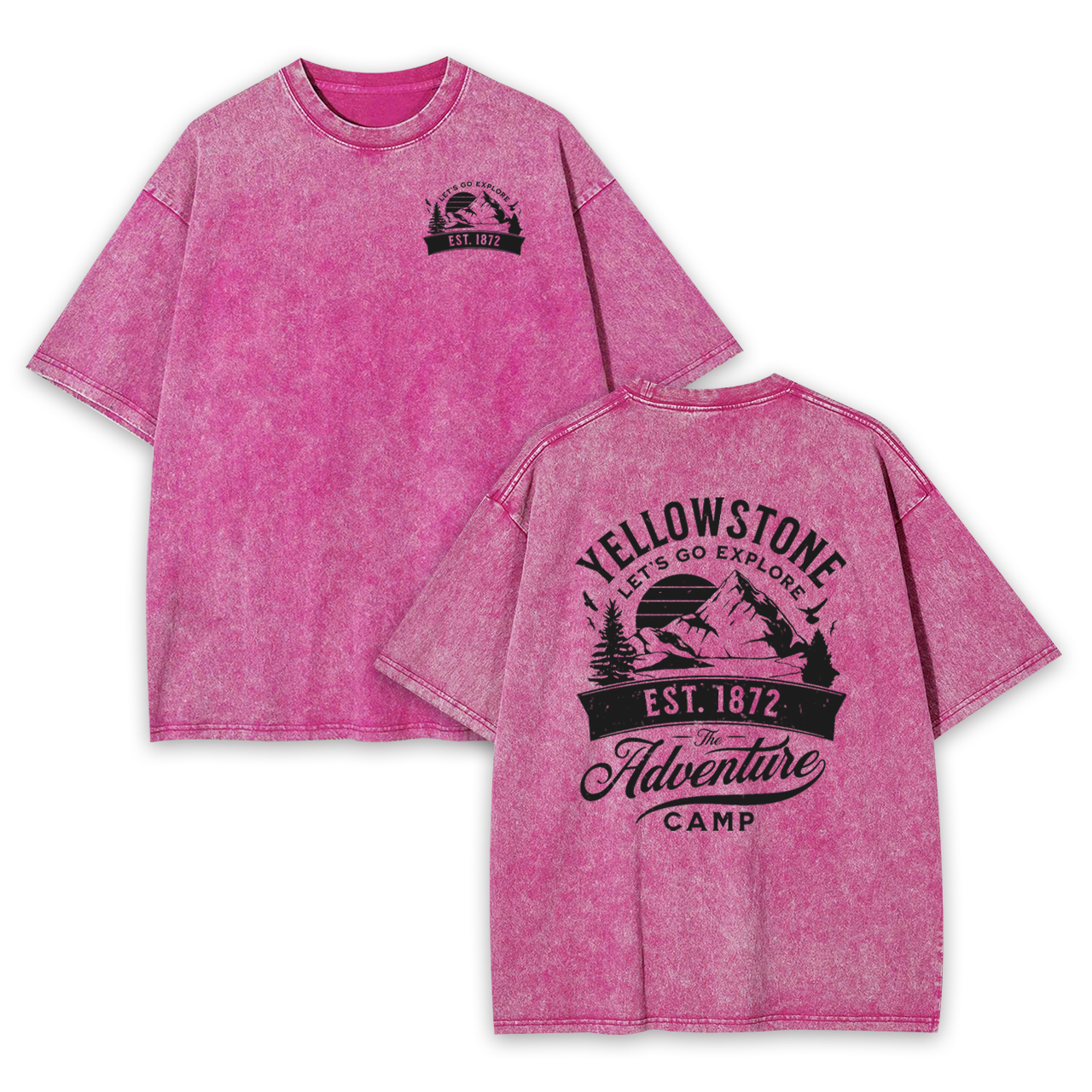Yellowstone Let's Explore Garment-dye Tees
