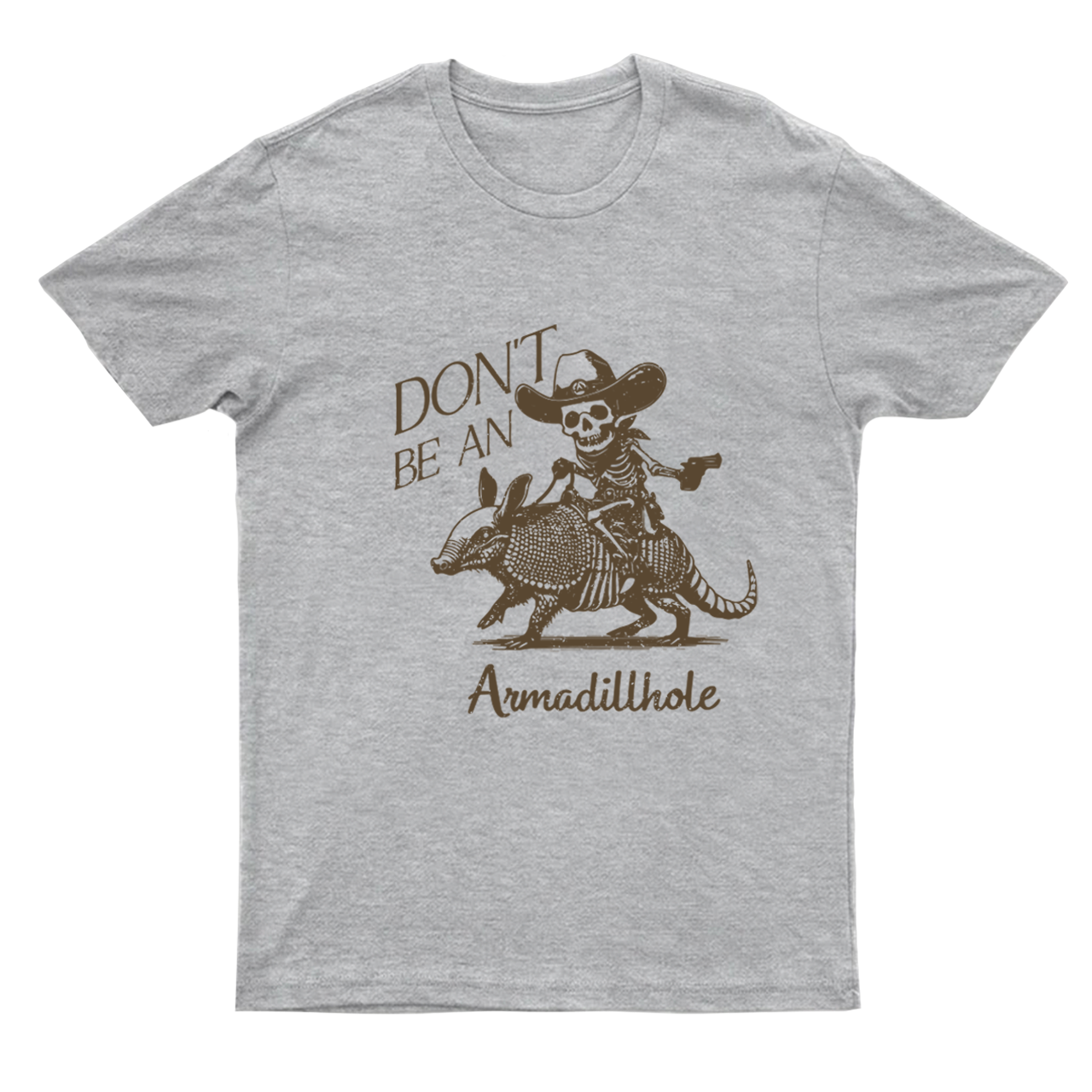 Cowboy Skeleton Armadillo T-Shirts