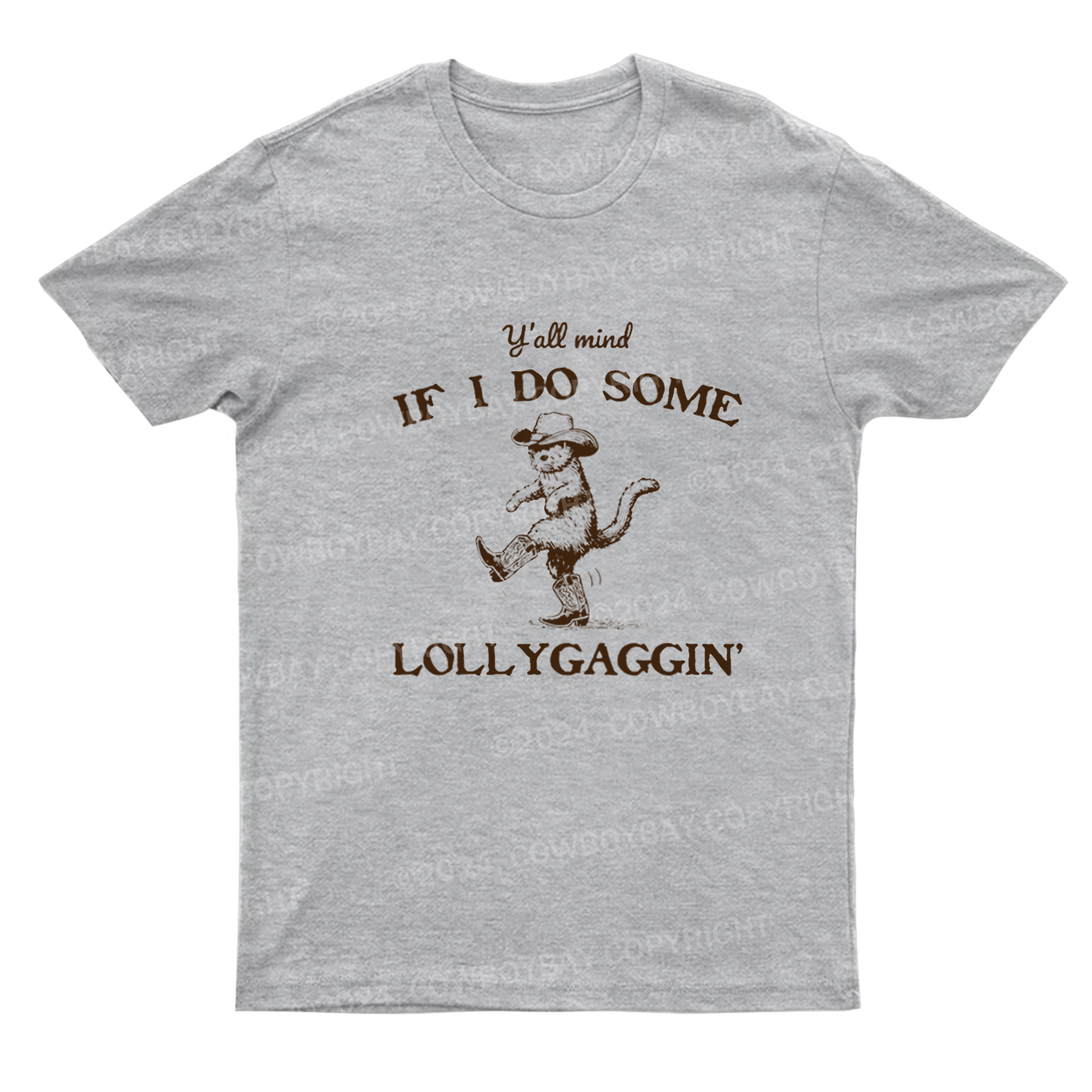 Sneaky Cowboy Cat T-Shirts