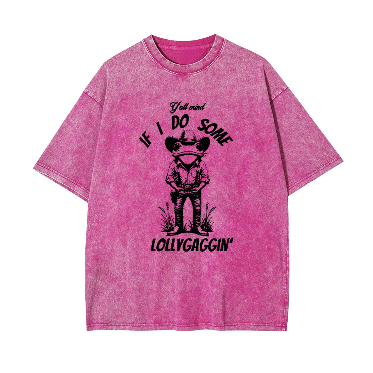 Hey, Cowboy Frog Garment-dye Tees
