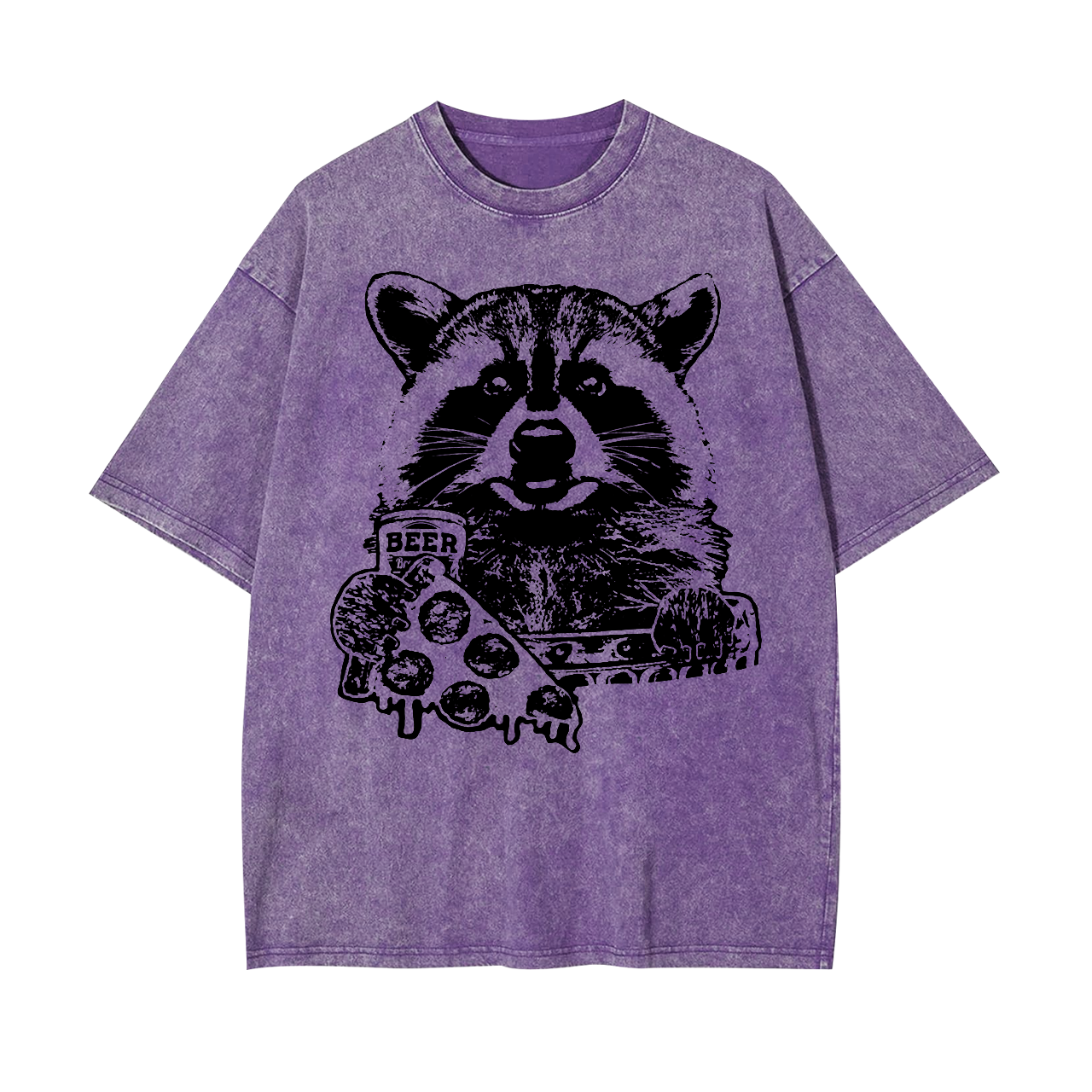 Pizza And Beer Garment-dye Tees