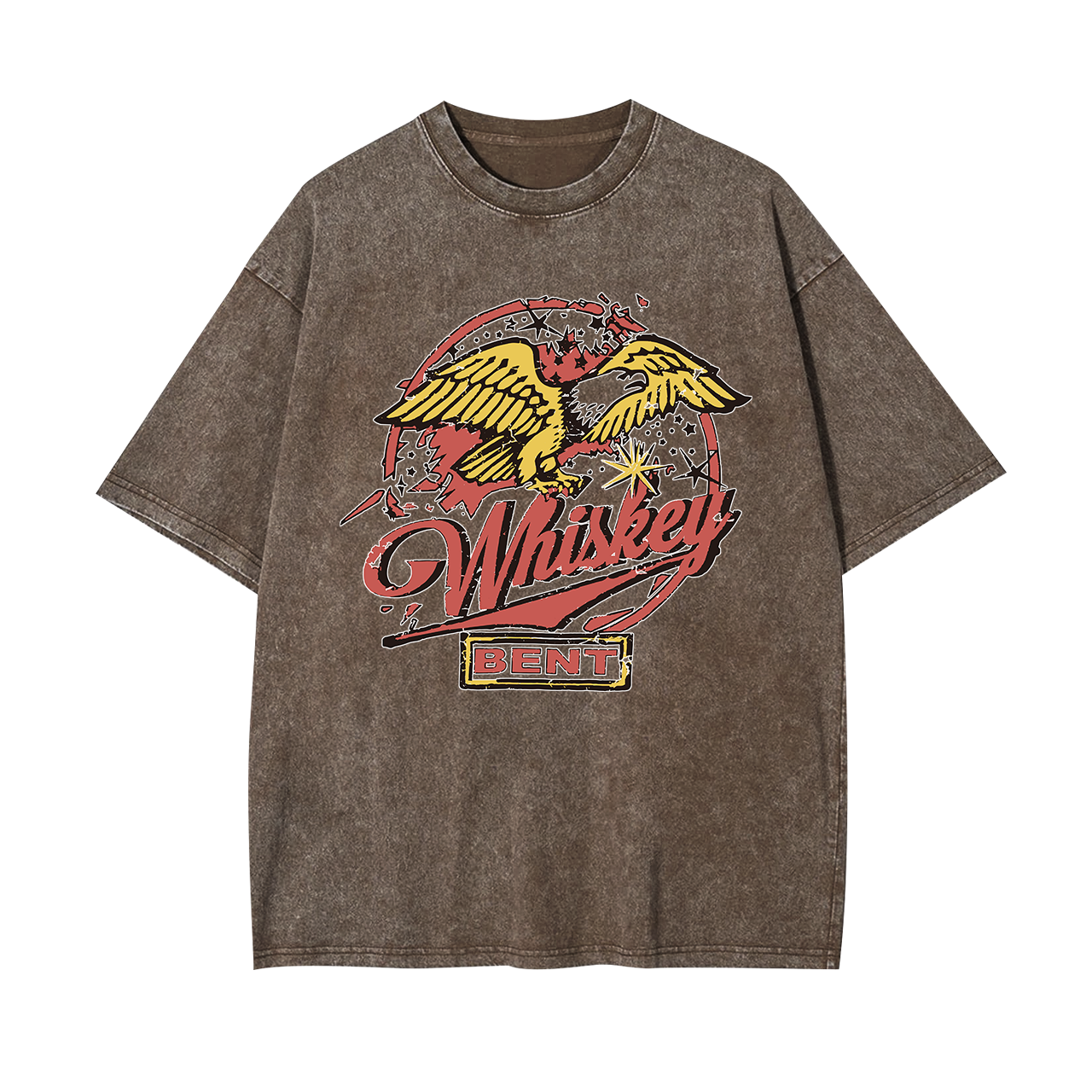Whiskey Bent 70's Throwback Garment-dye Tees