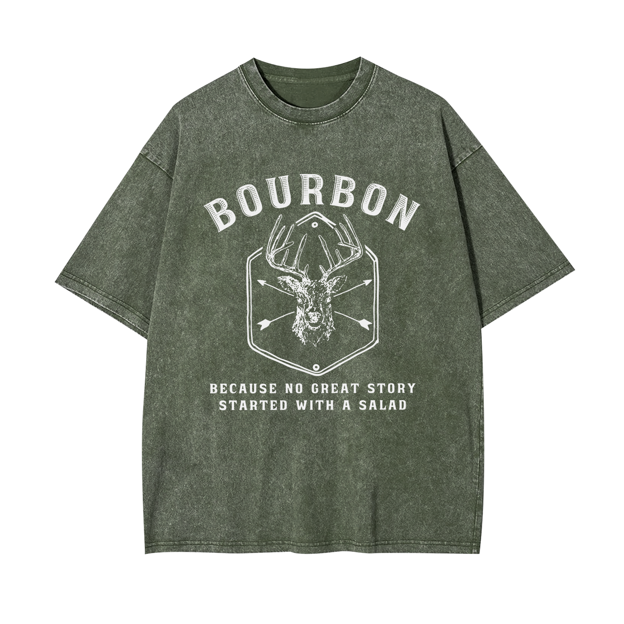 Funny Bourbon Garment-dye Tees