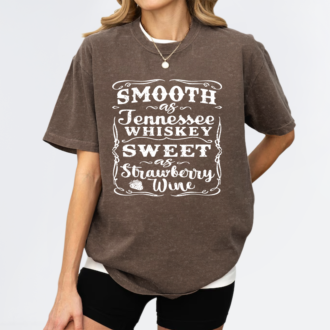 Smooth As Tennessee Whiskey Garment-dye Tees