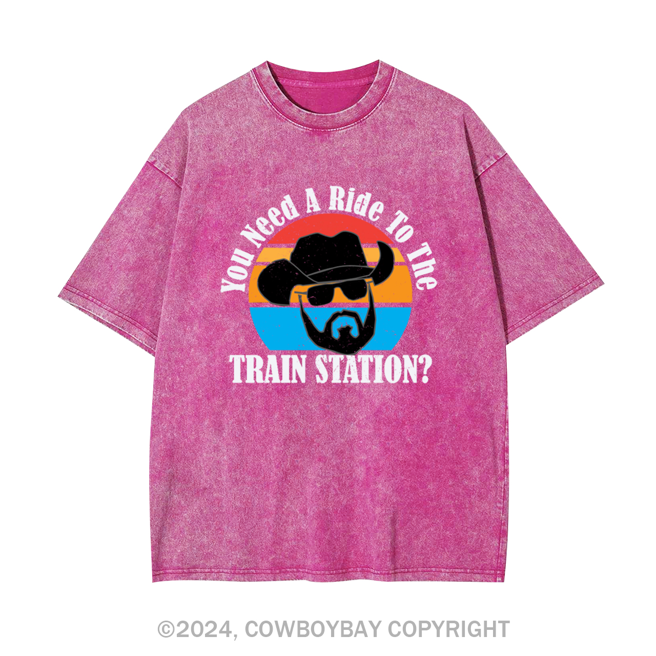 Need A Ride To The Train Station Garment-dye Tees