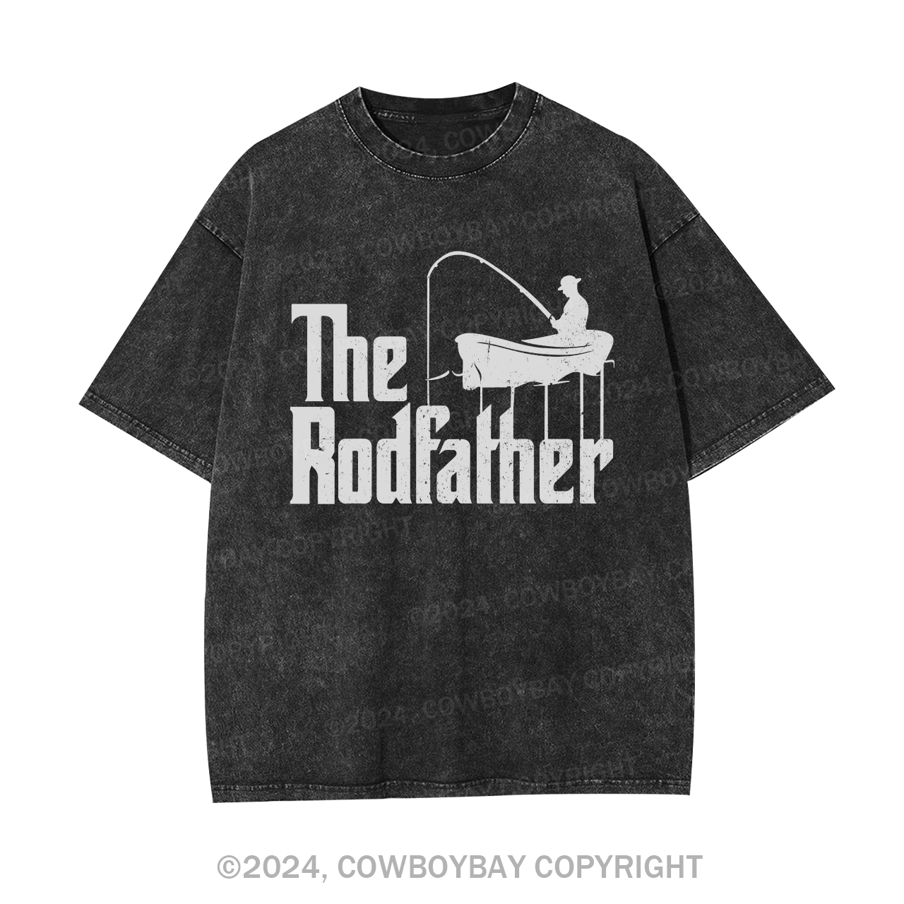 Fishing Parody (The Rodfather) Garment-dye Tees