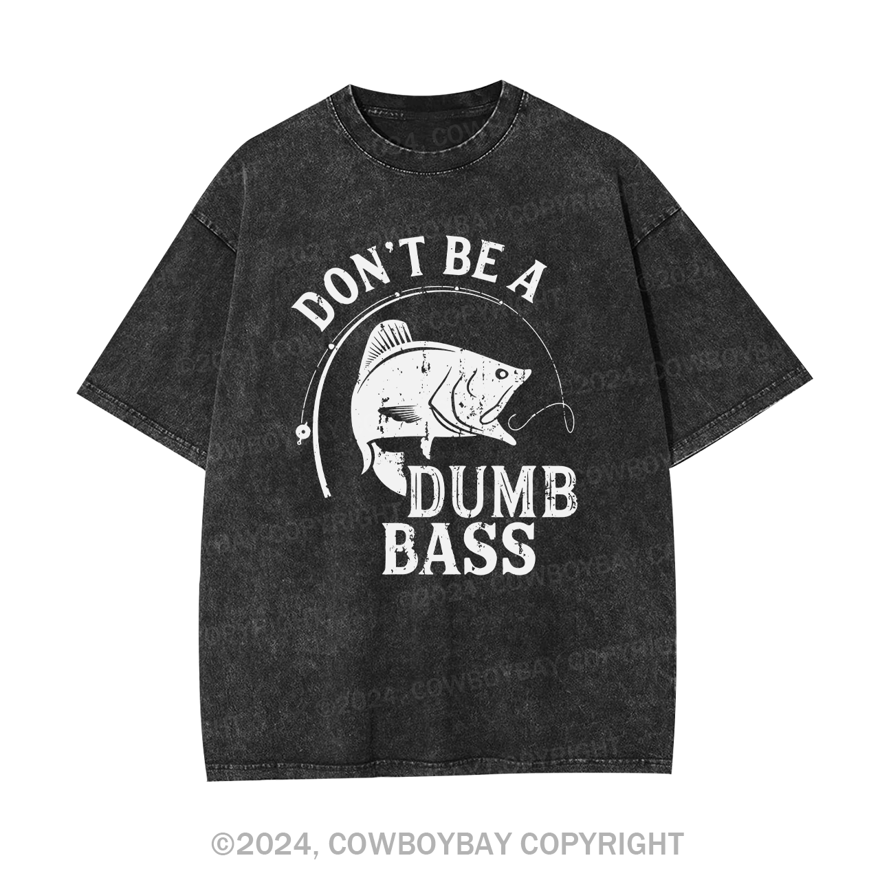 Punny Gag Meme Fisherman Loose Fit Garment-dye Tees