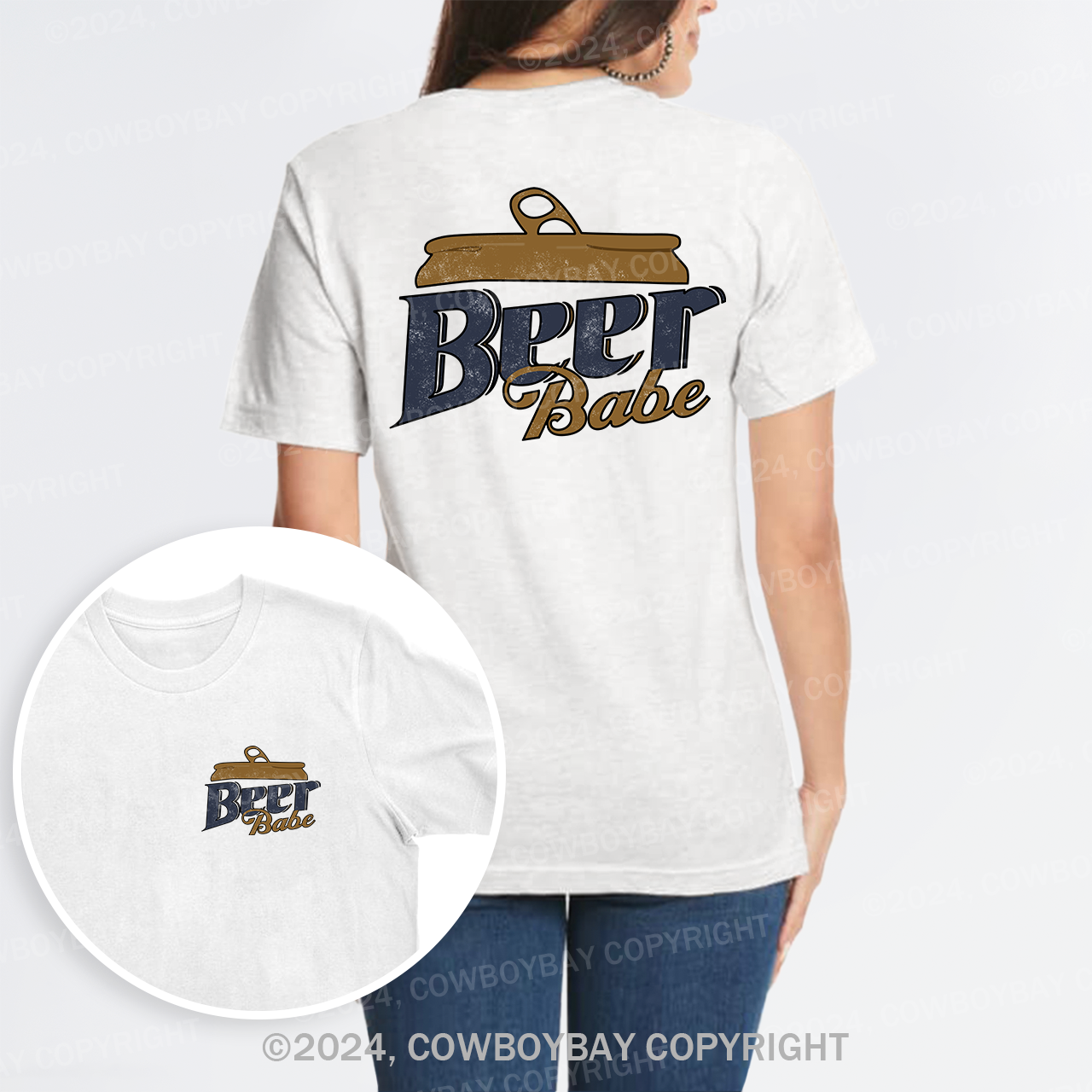 Beer Babe Cowboy T-Shirts