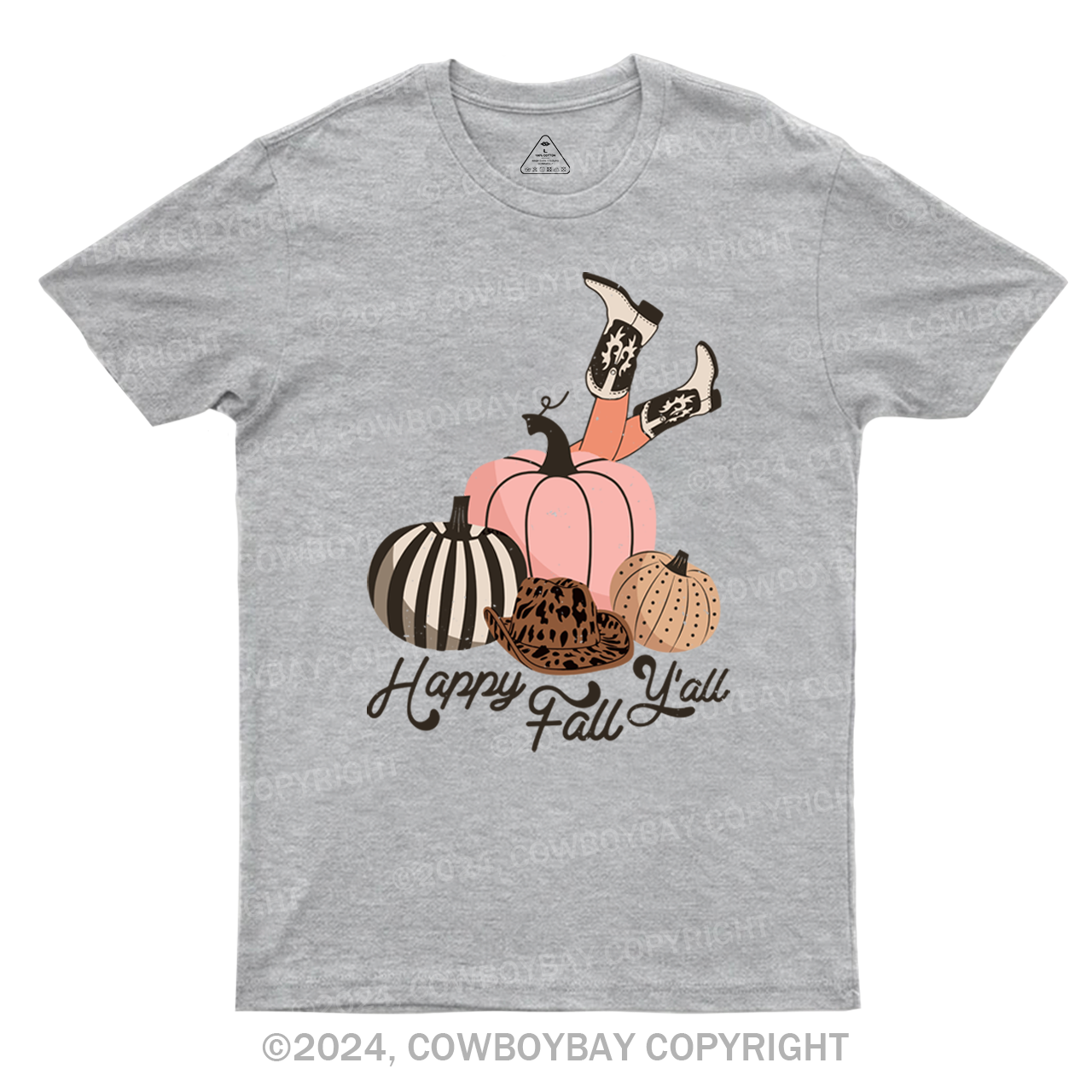 Happy Fall Y'all Cowgirl T-Shirts
