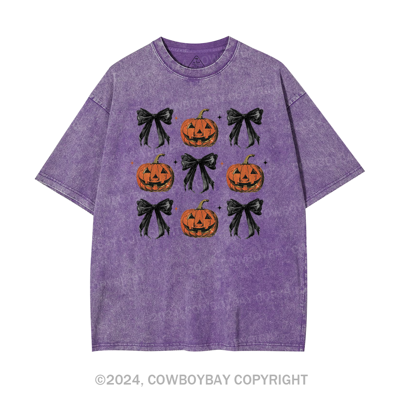 Coquette Bow Halloween Garment-dye Tees
