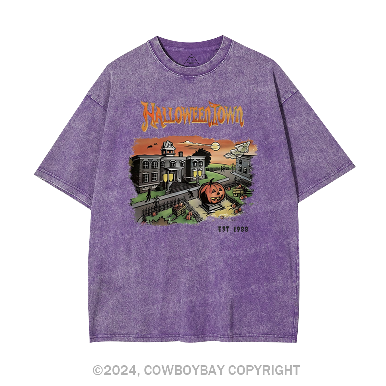 Halloween Town University Garment-dye Tees
