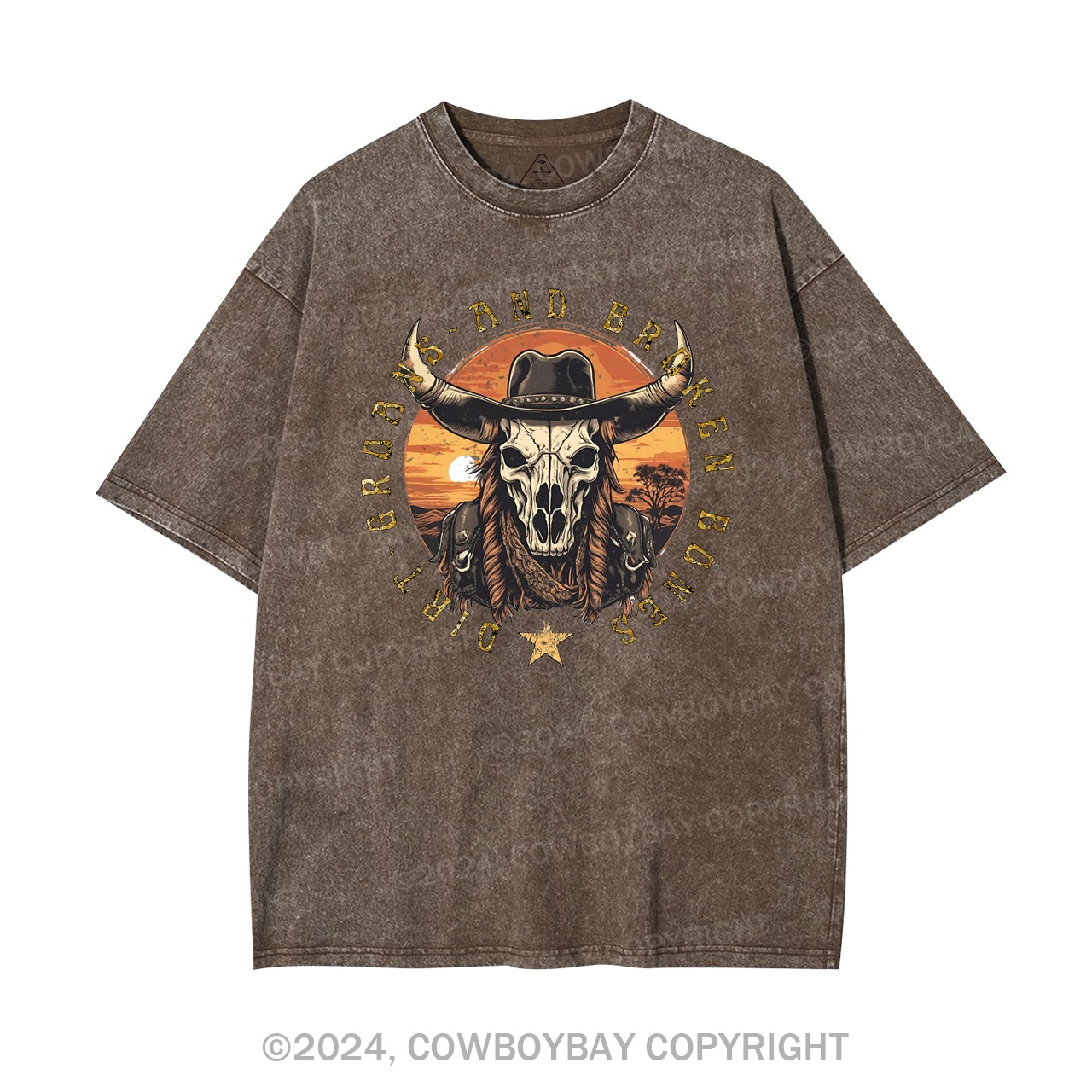 Longhorn Spirit Garment-dye Tees