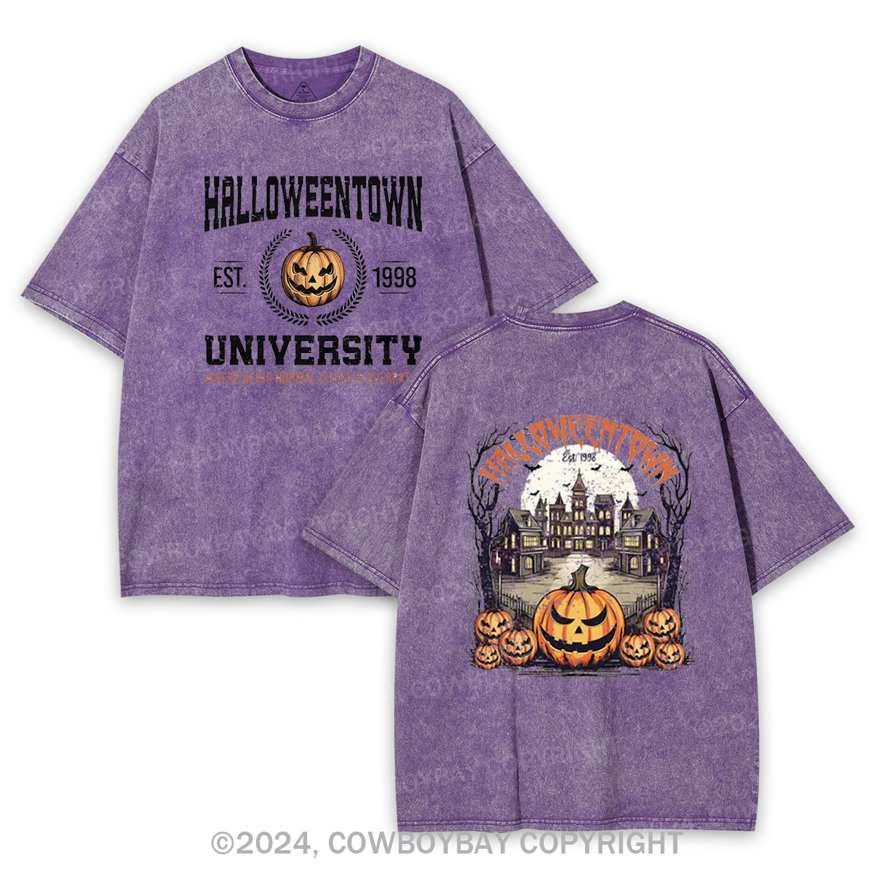 Halloweentown University Est.1998 Garment-dye Tees