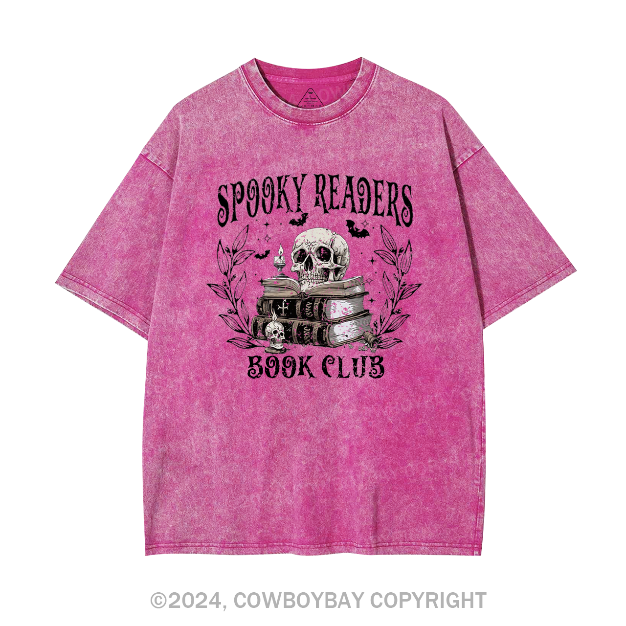 Spooky Readers Book Club Garment-dye Tees