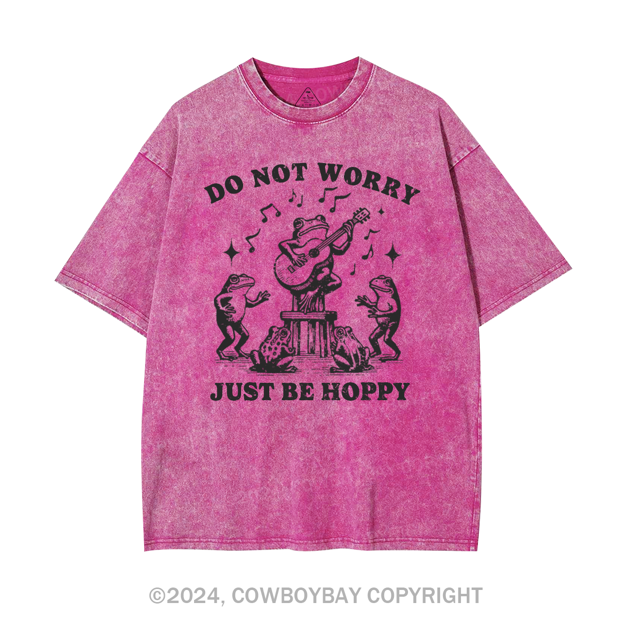 Do Not Worry Just Be Hoppy Garment-dye Tees