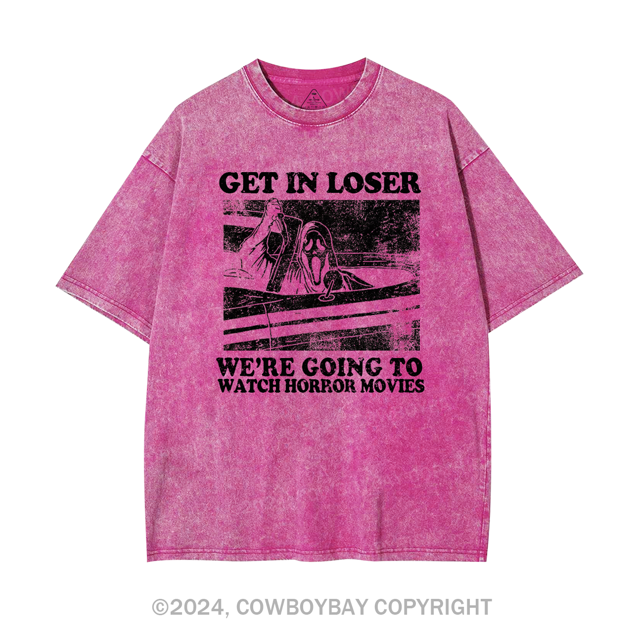 Get In Loser Halloween Garment-dye Tees