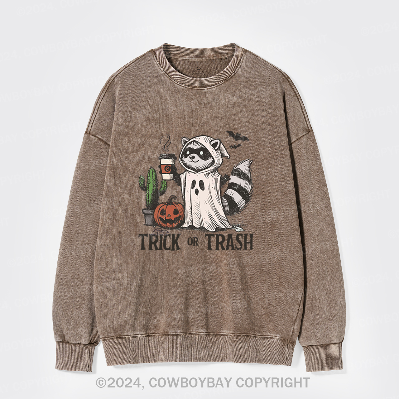 Trick Or Trash Washed Sweatshirts