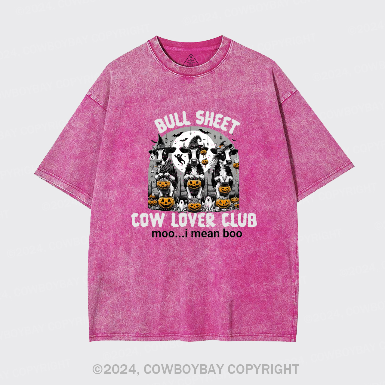 Bull Sheet Halloween Garment-dye Tees