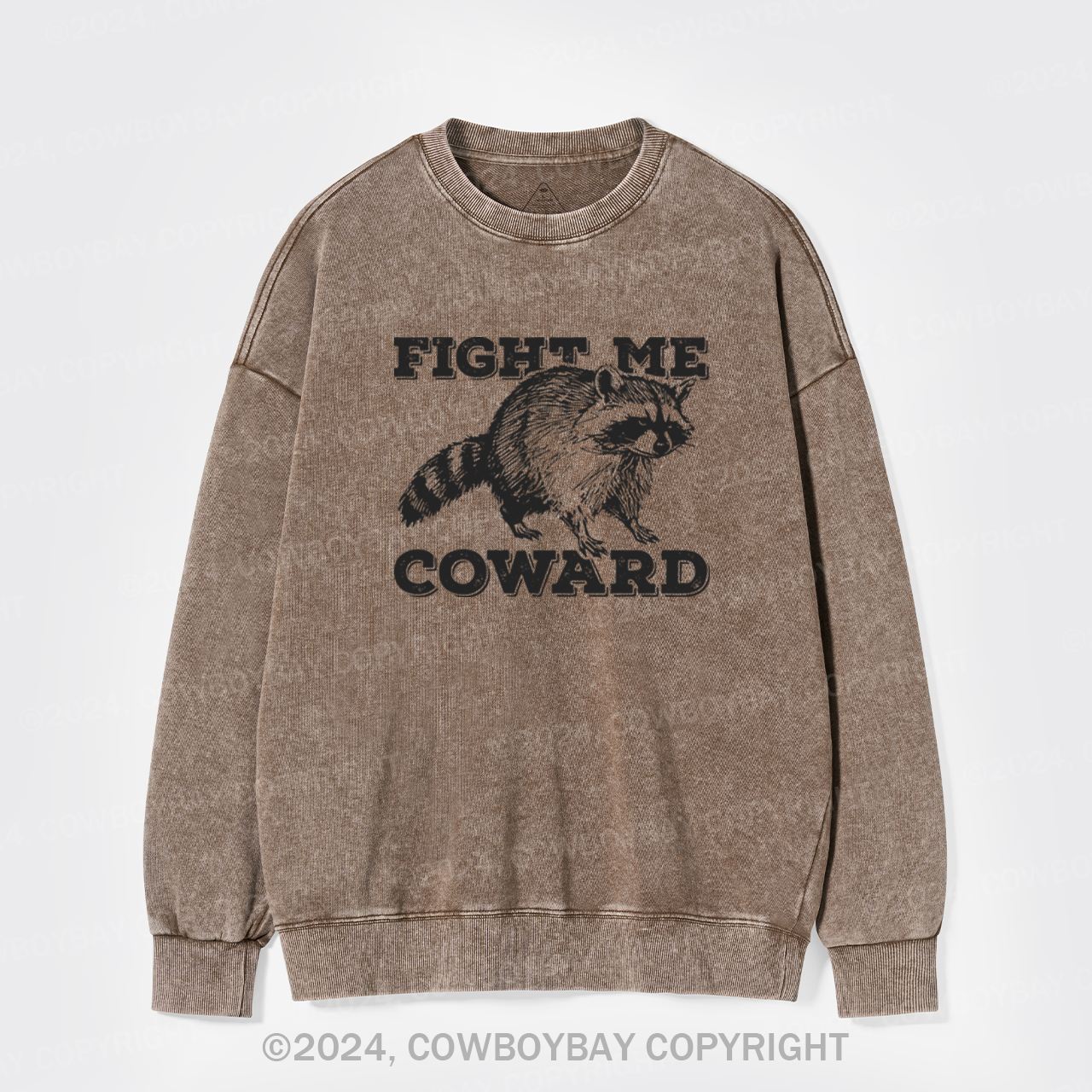 Fight Me Coward Washed Sweatshirts