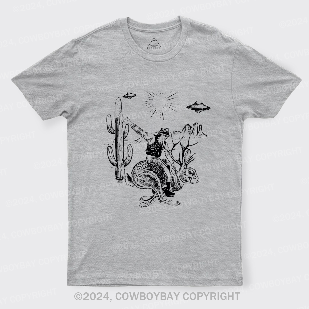 Cowboy Riding Jackalope T-Shirts