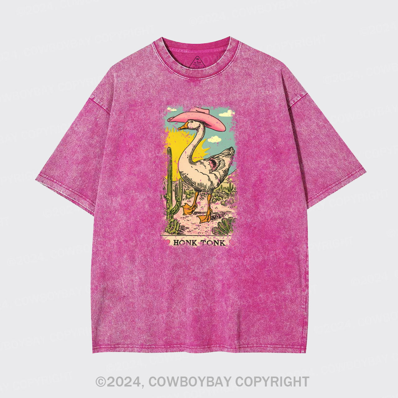 Honk Tonk Goose Tarot Garment-dye Tees