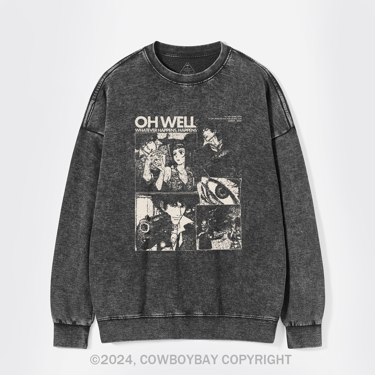 Cowboy Bebop Washed Sweatshirts