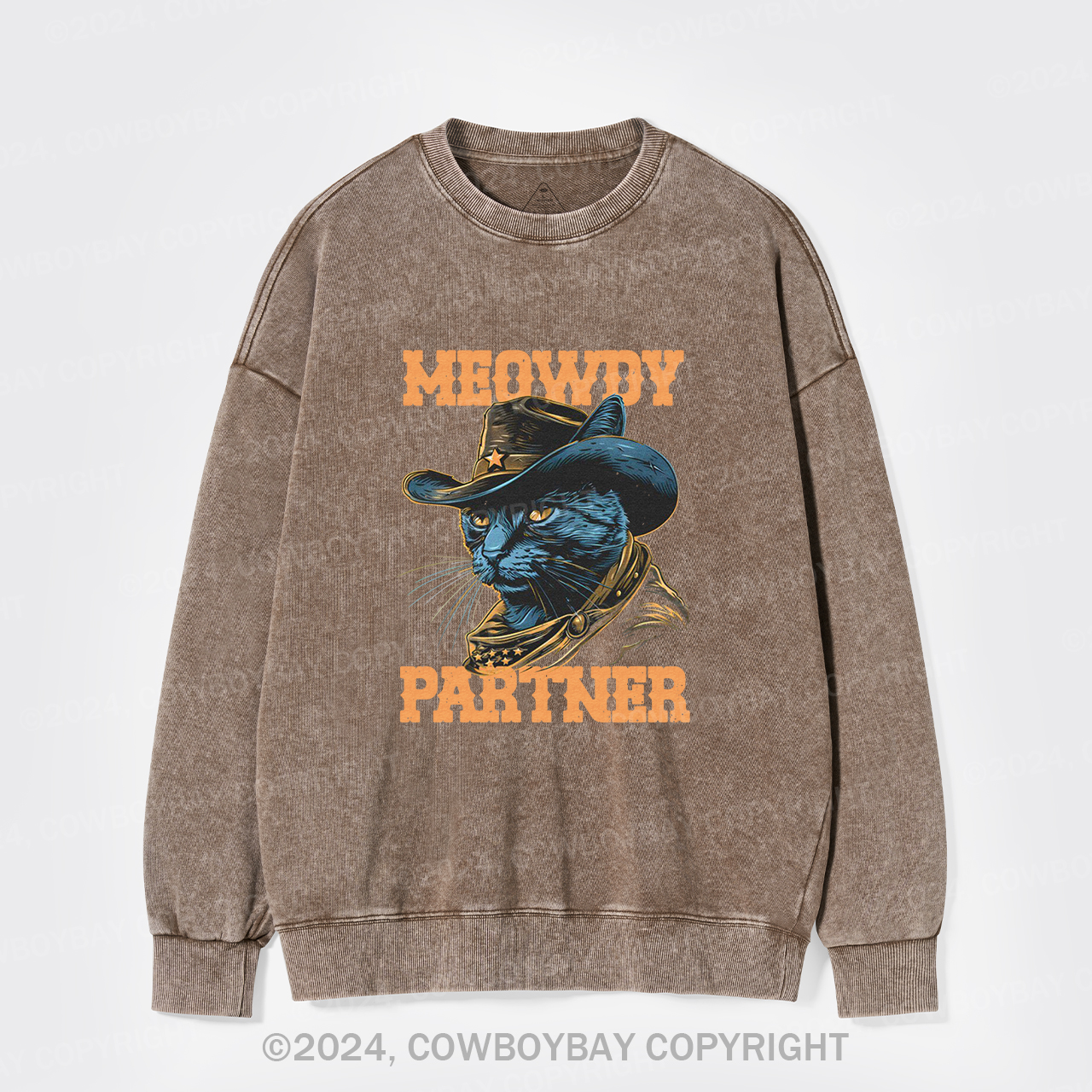 I Am The Legendary Black Cat Washed Sweatshirts