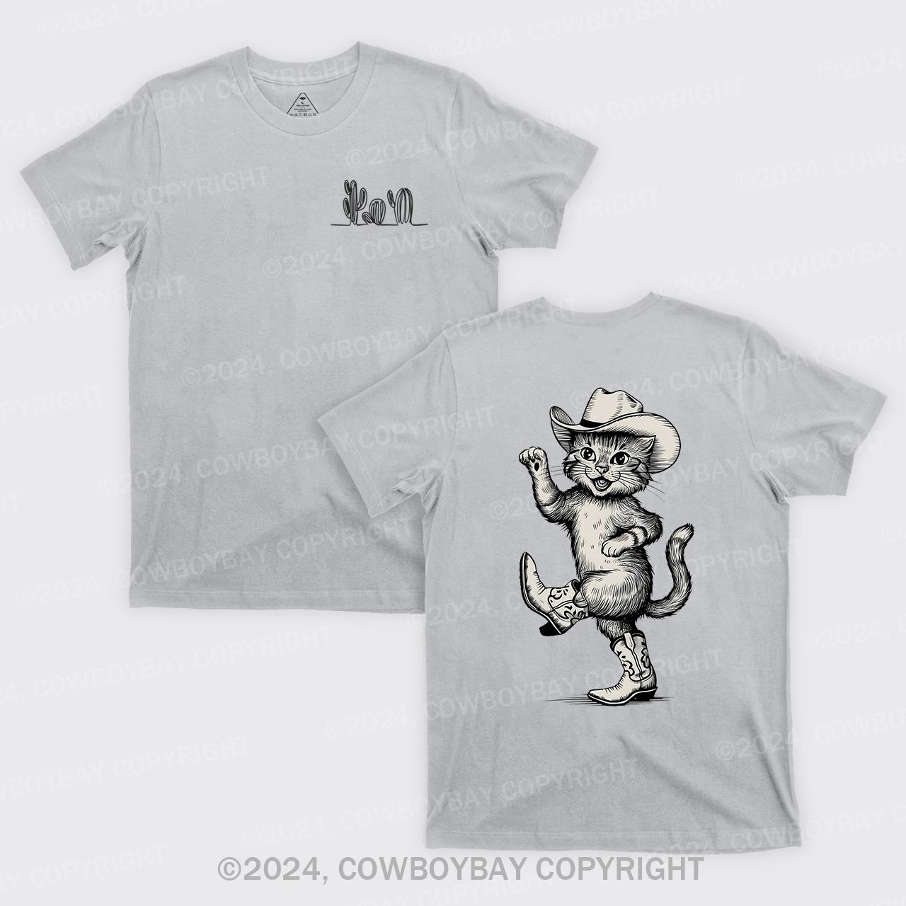 Dancing Cowboy Cat T-Shirts