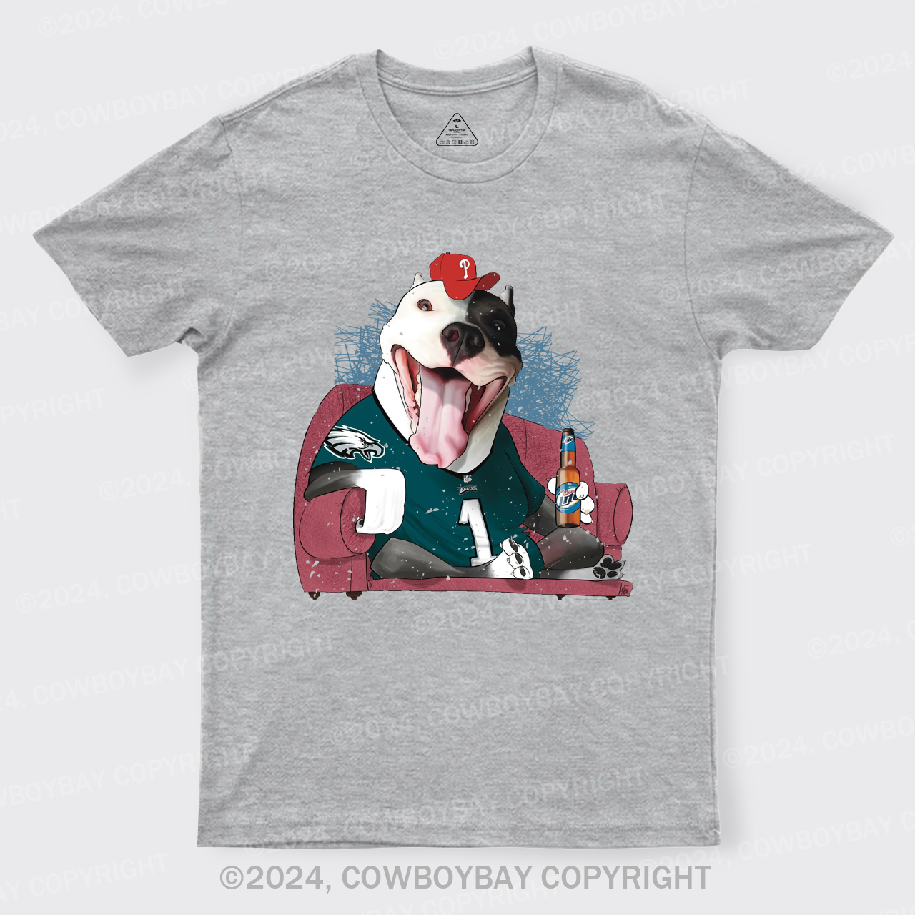 Watching Football And Drinking T-Shirts